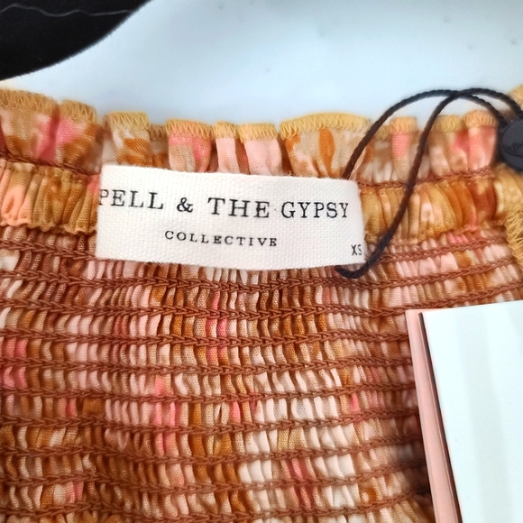 SPELL & THE GYPSY COLLECTIVE Anne Blouse Floral Pecan - Picture 7 of 16